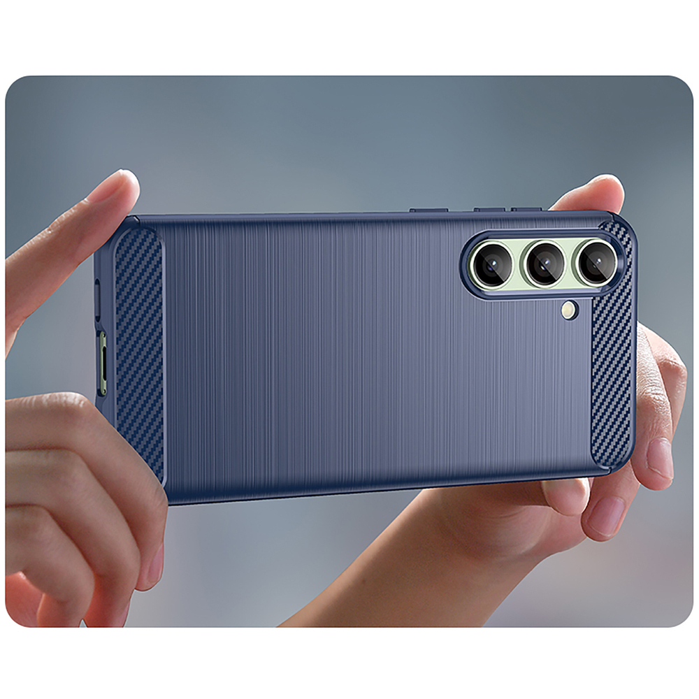 Carbon Case for Samsung Galaxy S24 FE, Blue