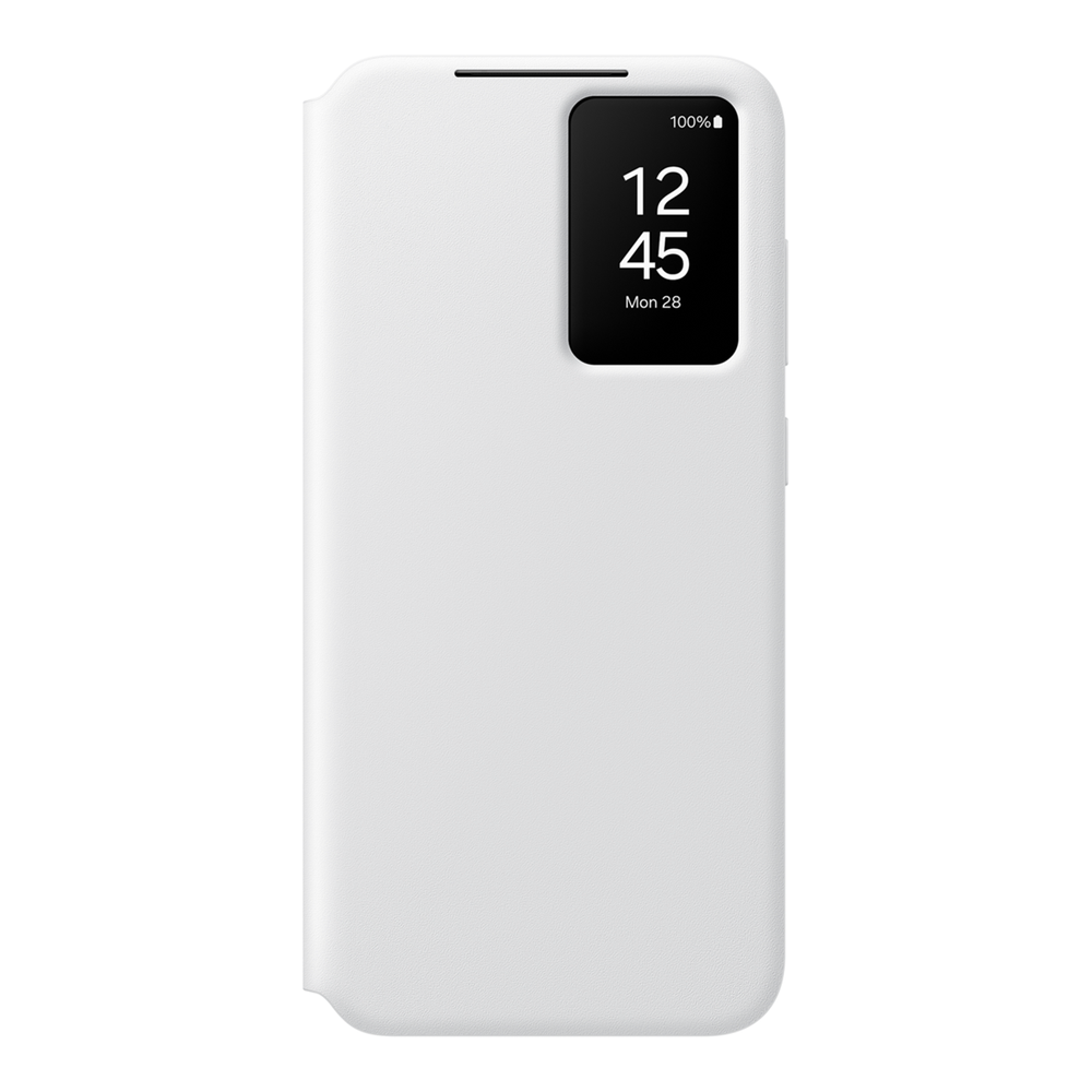 Samsung Smart View Wallet Case for Galaxy S24 FE, White