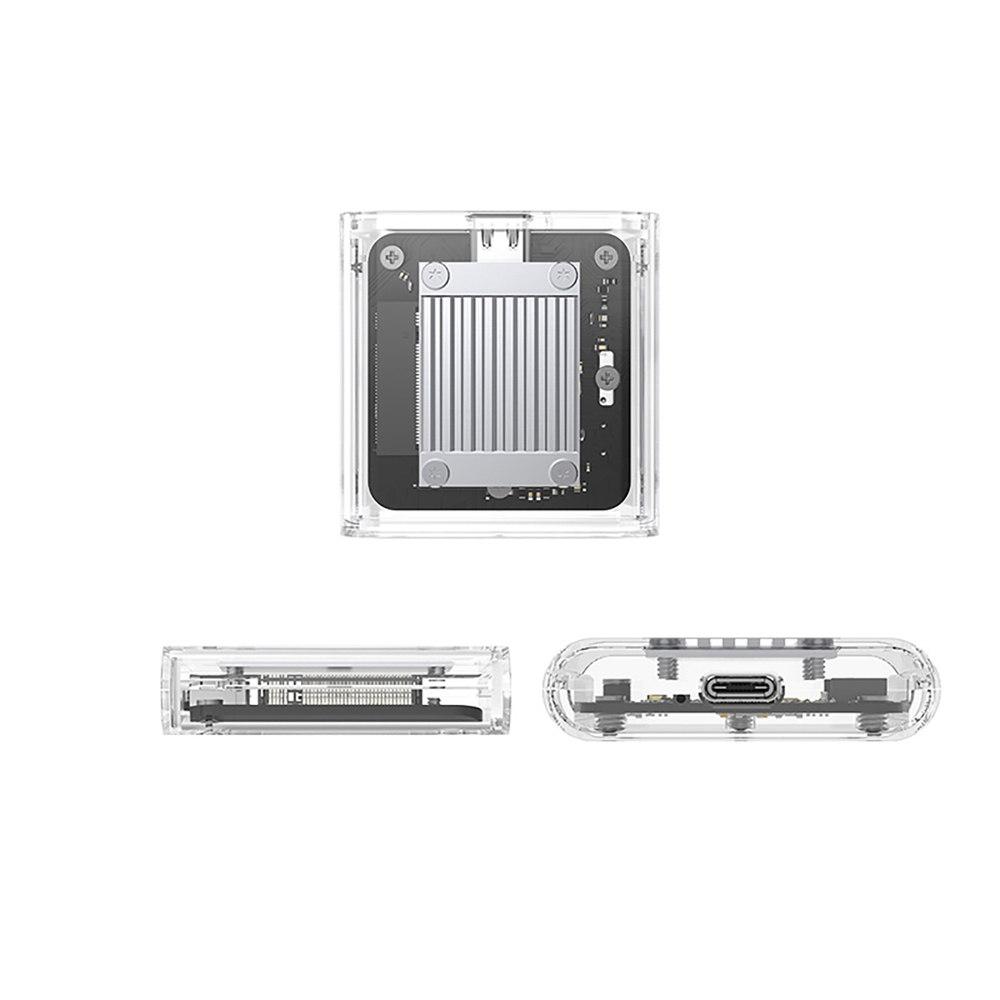 Orico TC20-M2-10G M.2 NVMe SSD išorinis dėklas, skaidrus