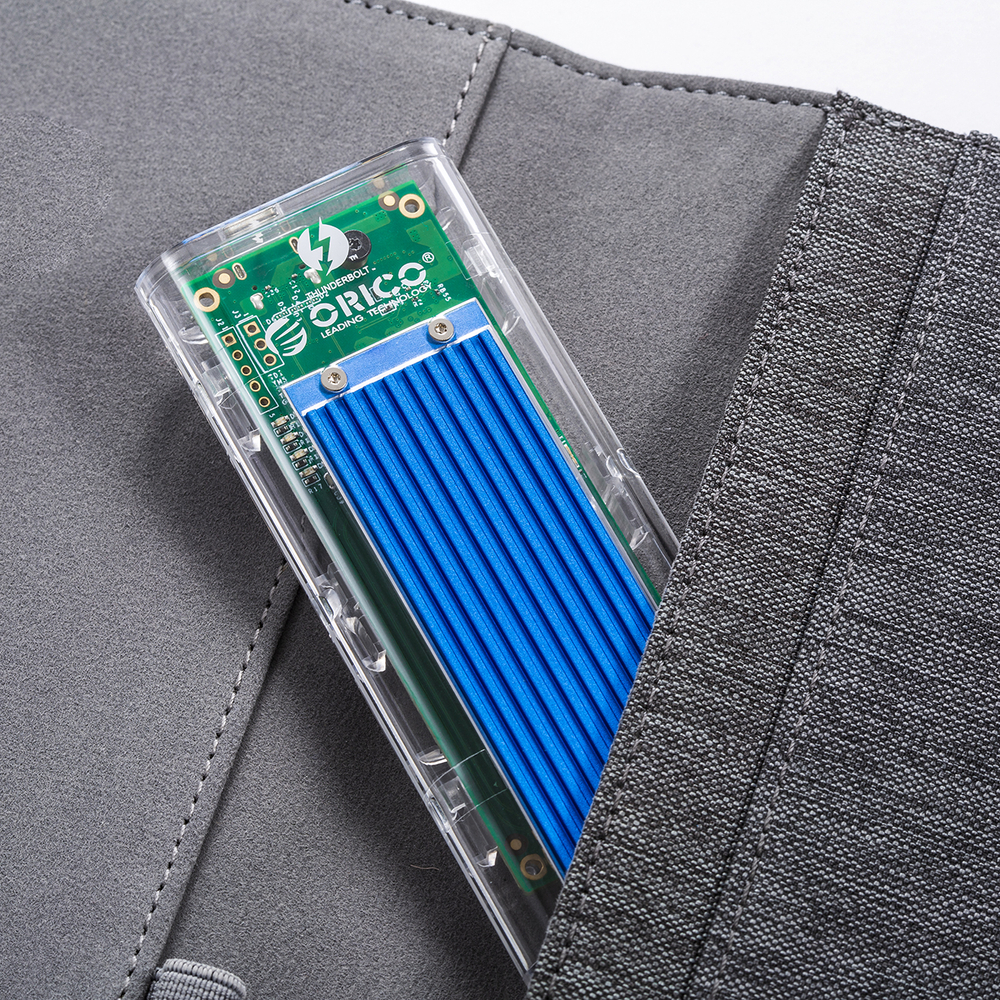 Orico TCM2-C3 M.2 NVMe - USB-C išorinis disko dėklas, mėlynas