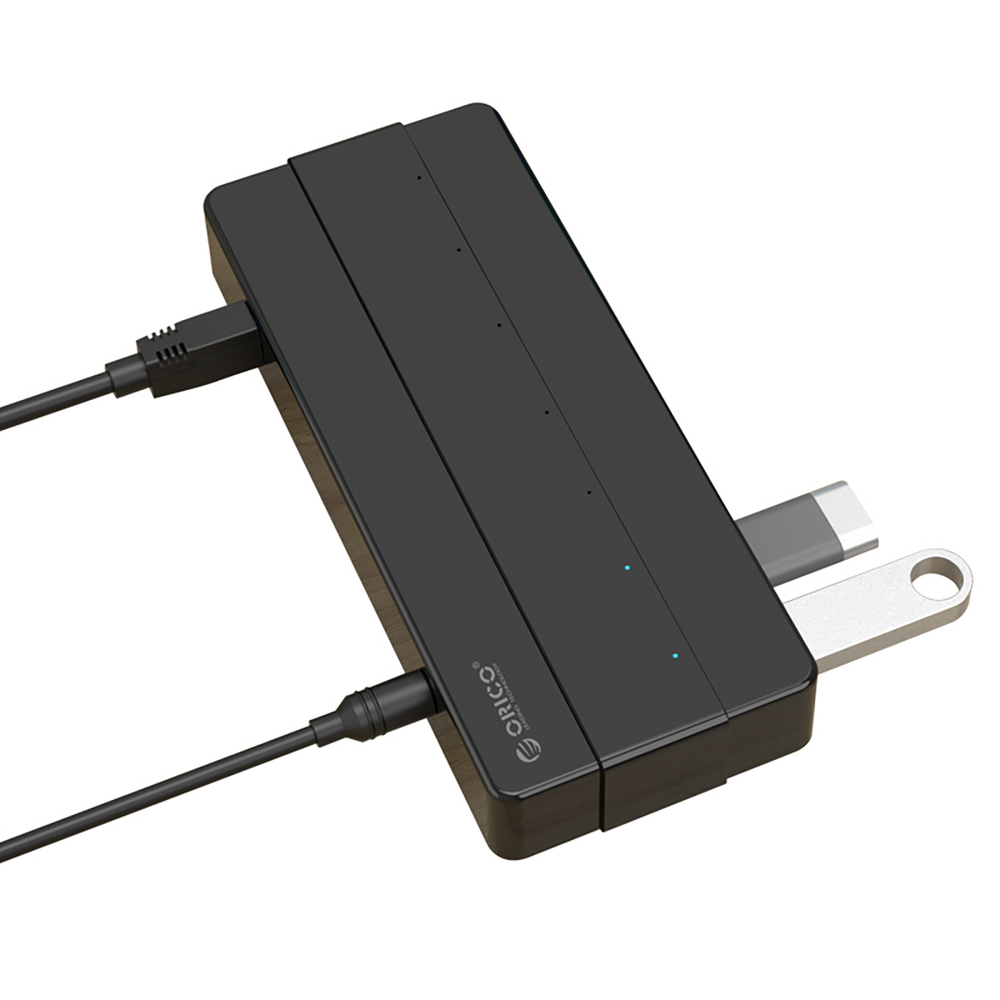 USB šakotuvas Orico H7928-U3-V1, 7x USB-A 3.0, juodas