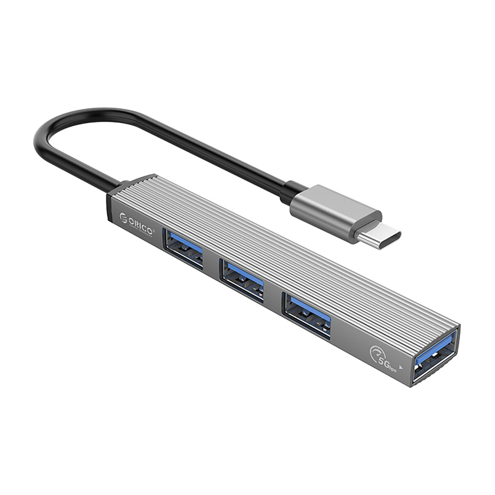 Orico AH-13 USB-C Hub 1x USB 3.0 + 3x USB 2.0, Gray