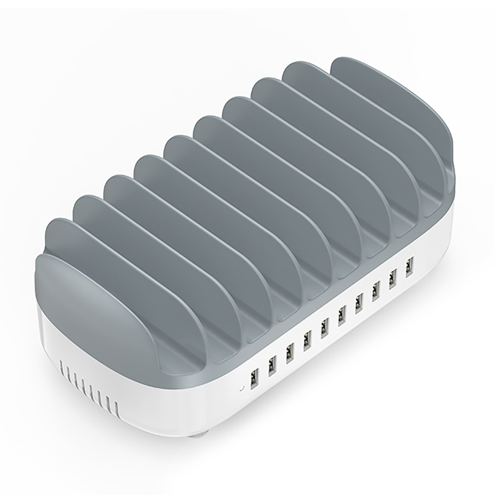 Orico DUK-10P-V1 išmanioji įkrovimo stotelė, 10 x USB-A, balta