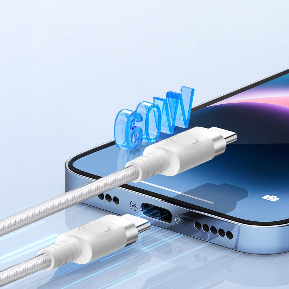 Orico CDX USB-C to USB-C Cable 60W 1m, White