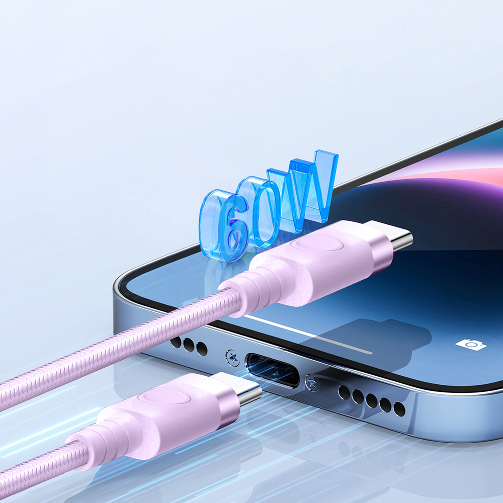 Orico CDX 60W USB-C to USB-C Cable 1m Purple