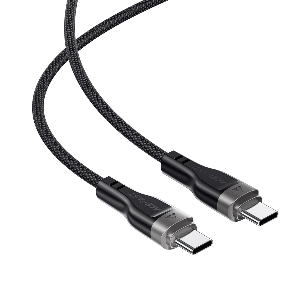 3in1 Cable Acefast C11-03 USB-C - USB-C 480Mb/s 100W 1.2m - black