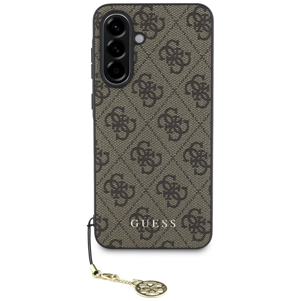 Guess Samsung Galaxy A36 dėklas 4G Charm, rudas