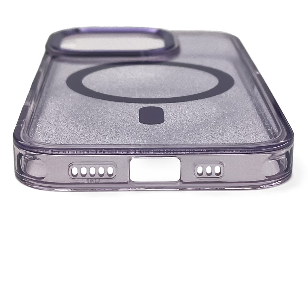 Wozinsky Glitter Case MagSafe for Samsung Galaxy S24 FE, Purple