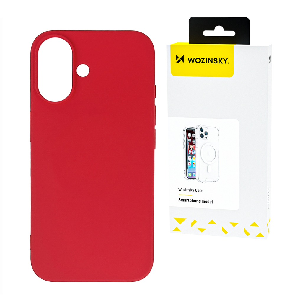 Wozinsky Silicone Case for Samsung Galaxy S24 FE, Red