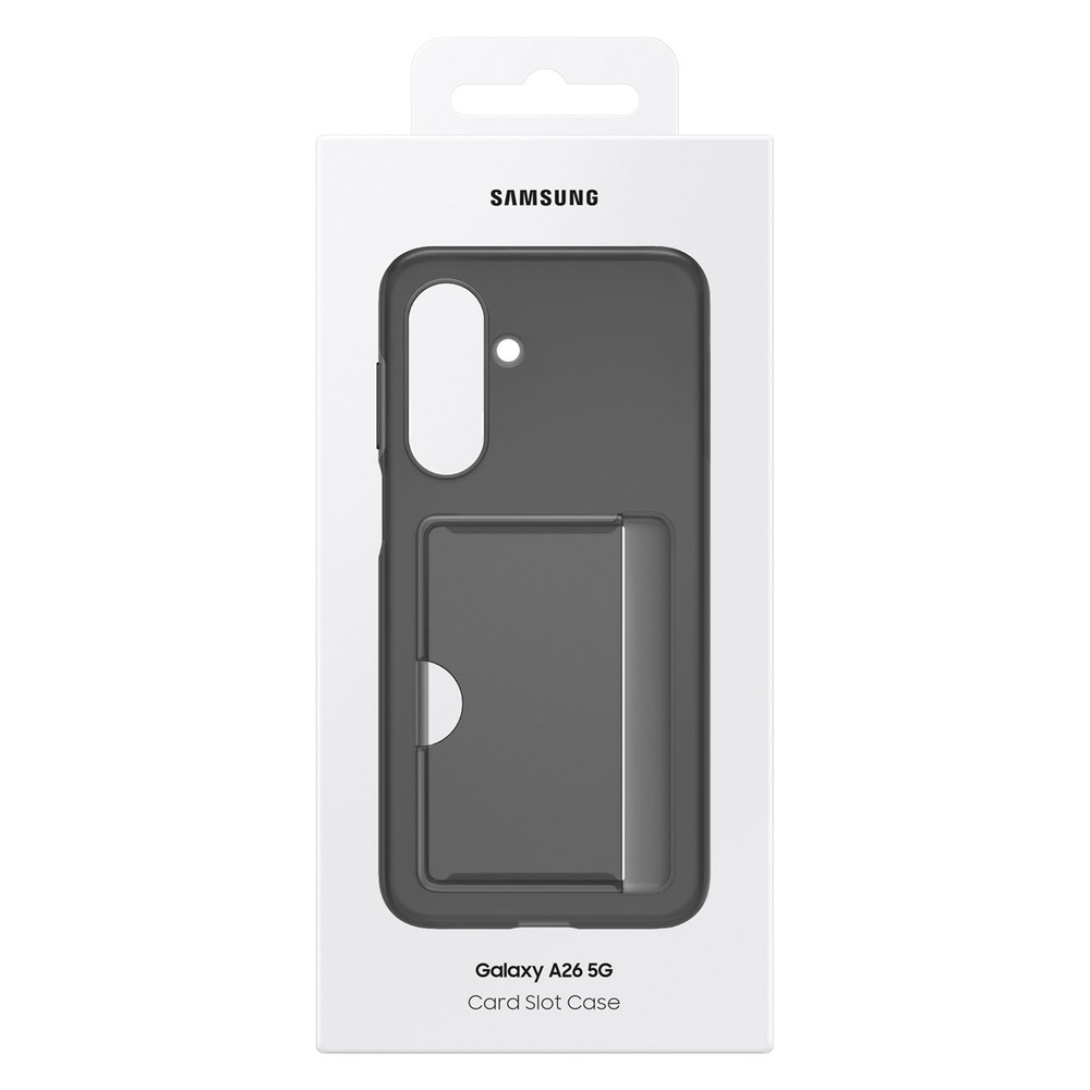Samsung Card Slot Case EF-OA266TBEGWW with Card Slot Samsung Galaxy A26 5G - Black