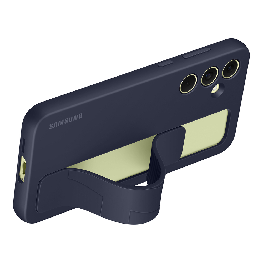 Samsung Standing Grip dėklas Galaxy A55 (EF-GA556TBEGWW), melsvai juodas