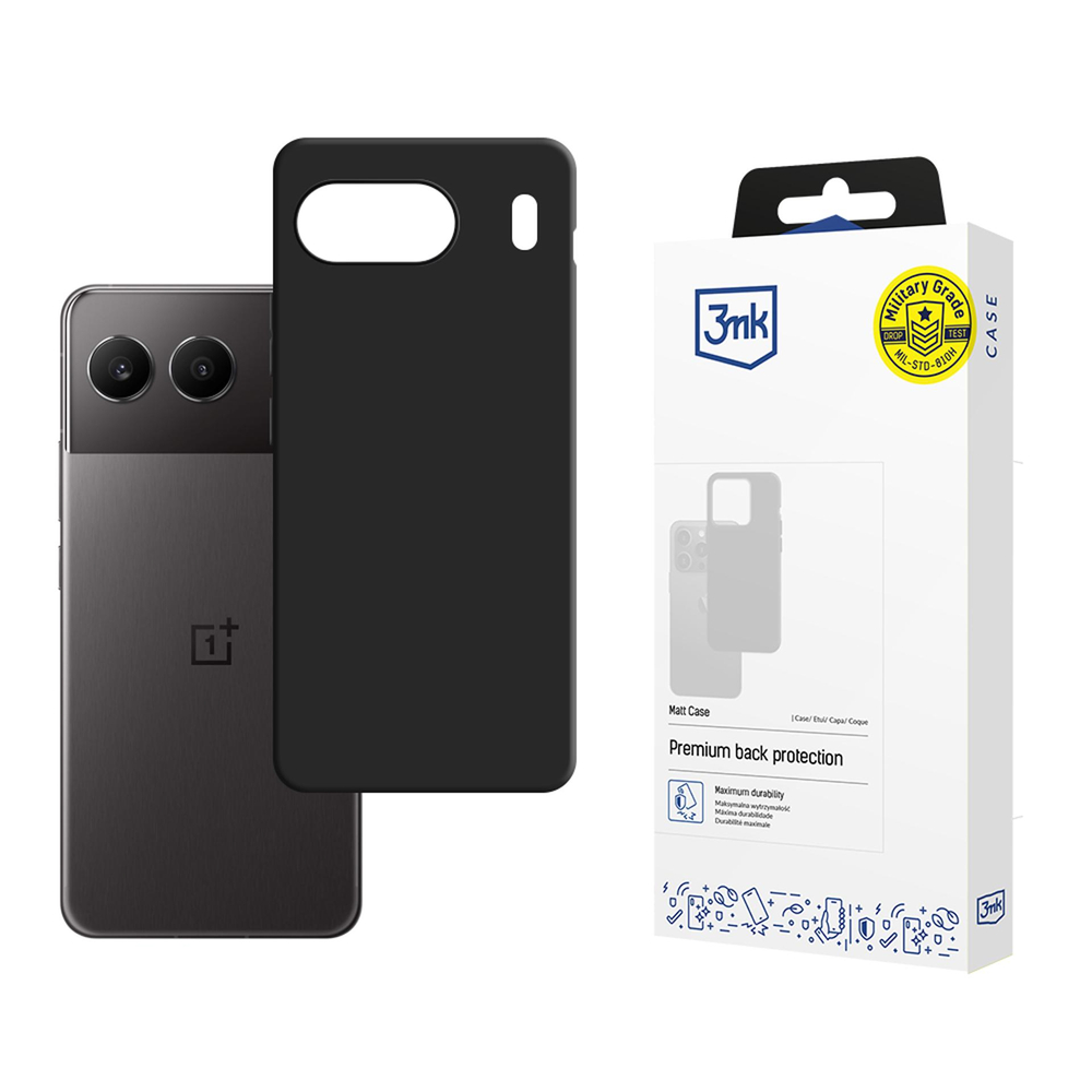 3mk Matt Case dėklas telefonui OnePlus Nord 4, juodas