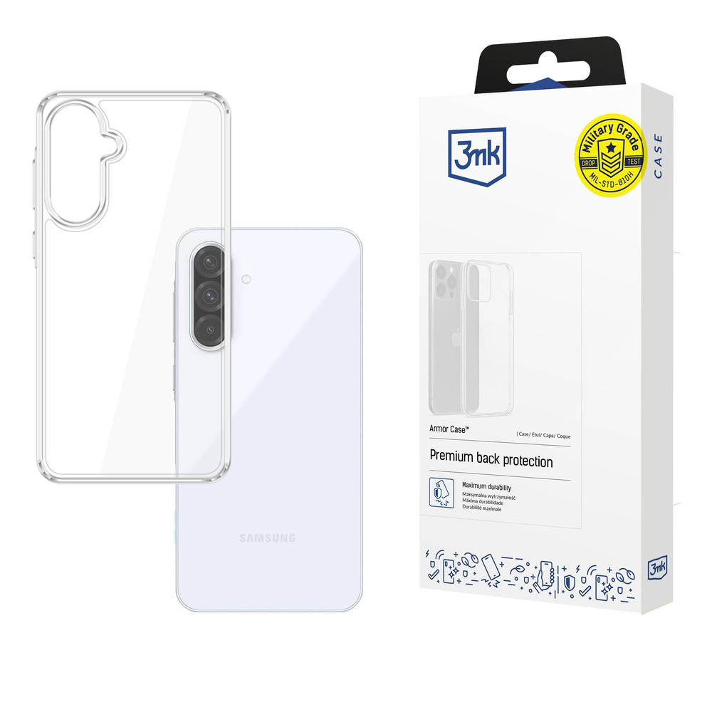 Apsauginis dėklas 3mk Armor Case skirtas Samsung Galaxy A36 5G, skaidrus