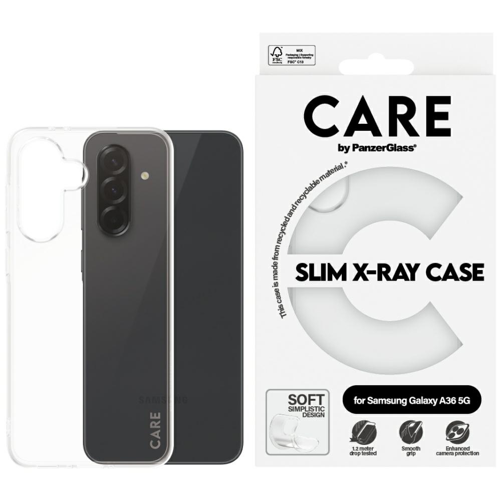 CARE by PanzerGlass Fashion X-Ray Case for Samsung Galaxy A36 5G, Transparent