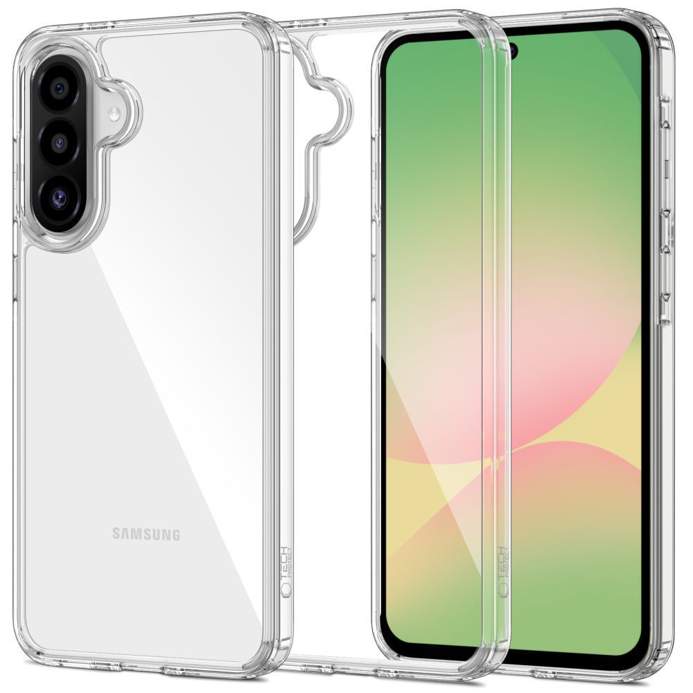 Tech-Protect FlexAir Hybrid Case for Samsung Galaxy A36 5G, Transparent