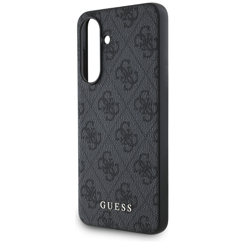 Guess 4G Metal Gold Logo Phone Case Cover Samsung Galaxy A56 - Black