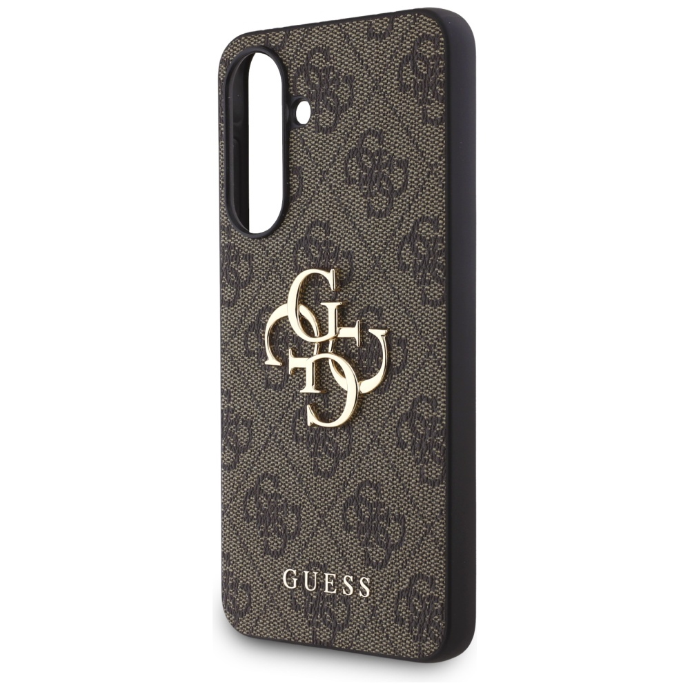 Guess HC 4G PU Big Logo Case for Samsung Galaxy A56 5G, Brown