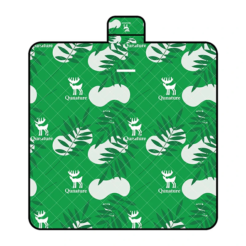 Qunature Waterproof Picnic Mat Camping Blanket 2 x 2 m, Green