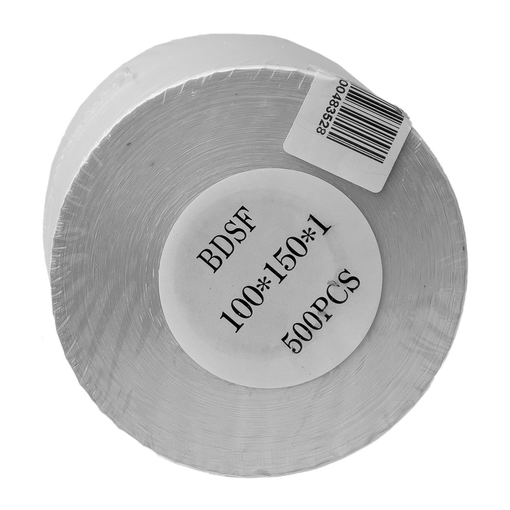 Terminės etiketės 100x150 mm (500 vnt.) - baltos