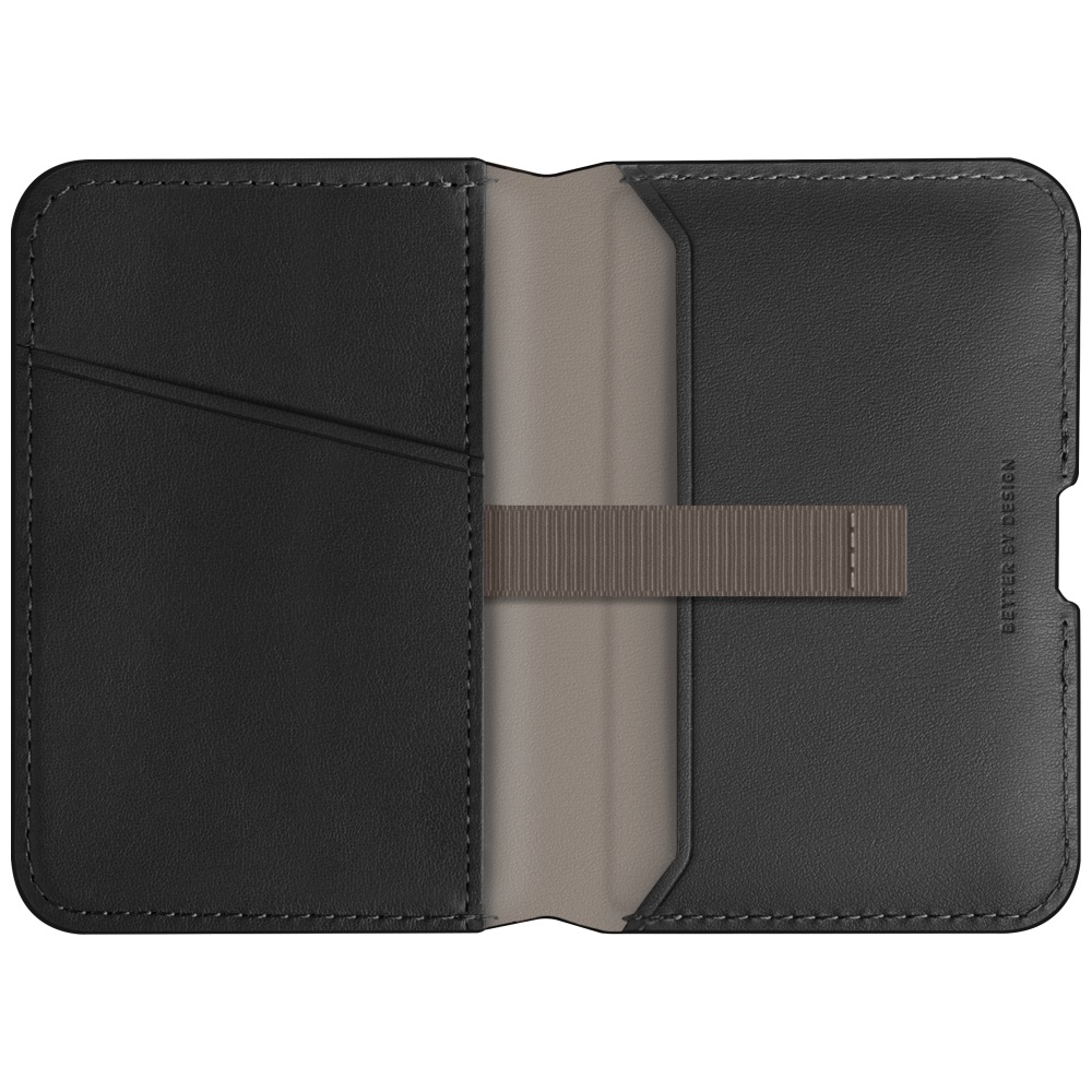 Uniq Lyden DS Magnetic RFID Wallet with Phone Stand, Black