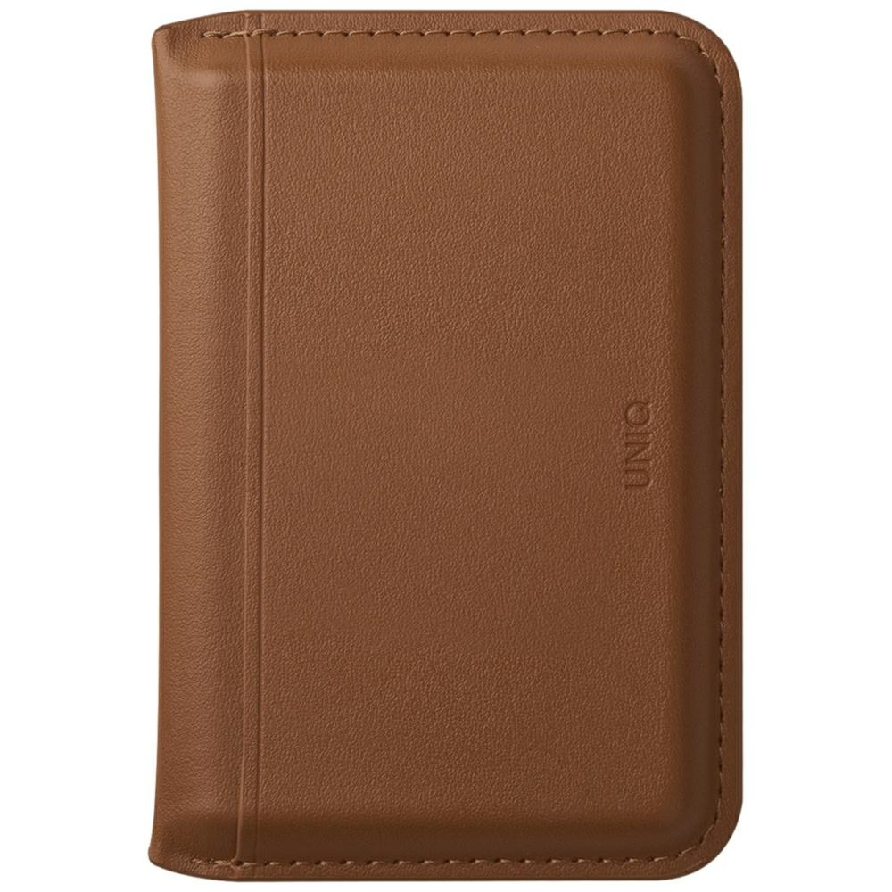 Uniq Lyden DS magnetinė RFID piniginė-telefono stovas, ruda