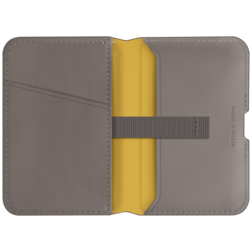 Uniq Lyden DS Magnetic RFID Wallet and Phone Stand, Gray