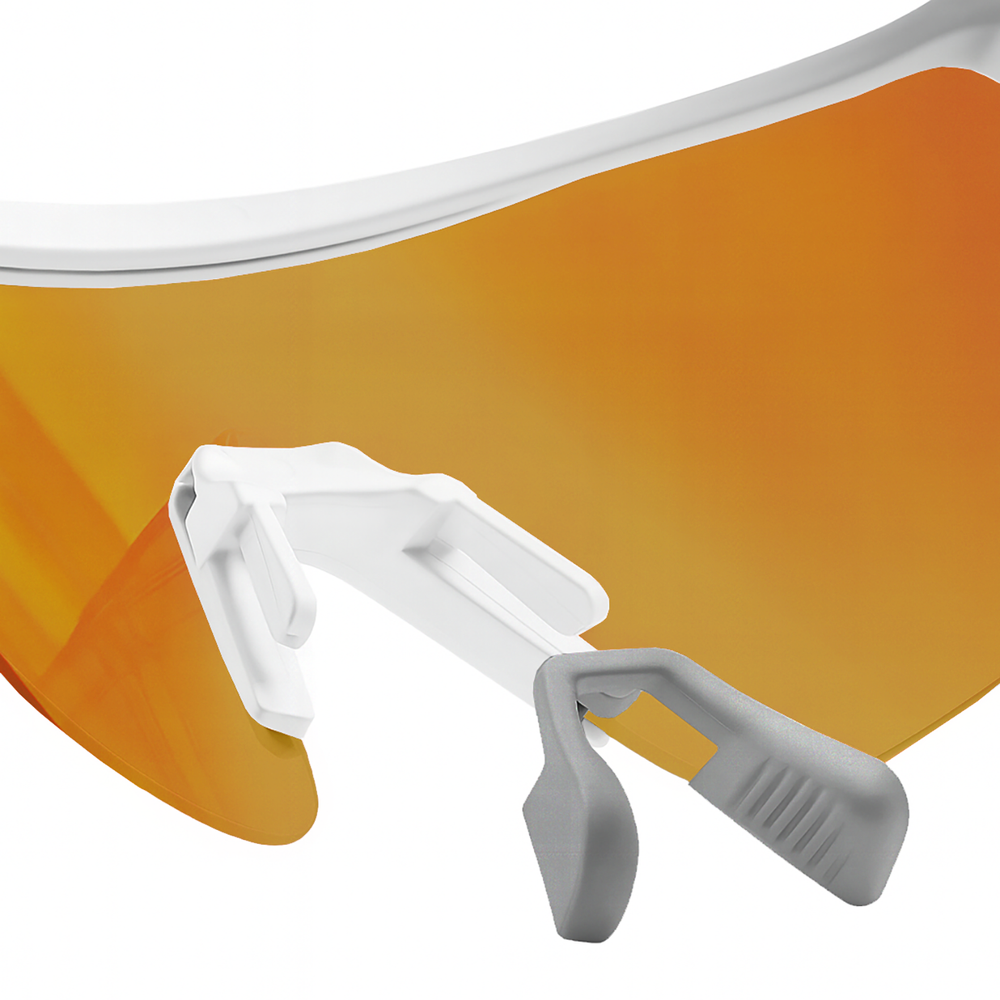 Rockbros Photochromic Cycling Glasses with UV Protection and Corrective Insert, White