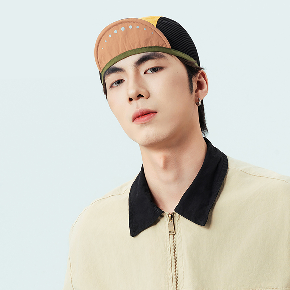 Rockbros Cycling Cap with Visor, Yellow
