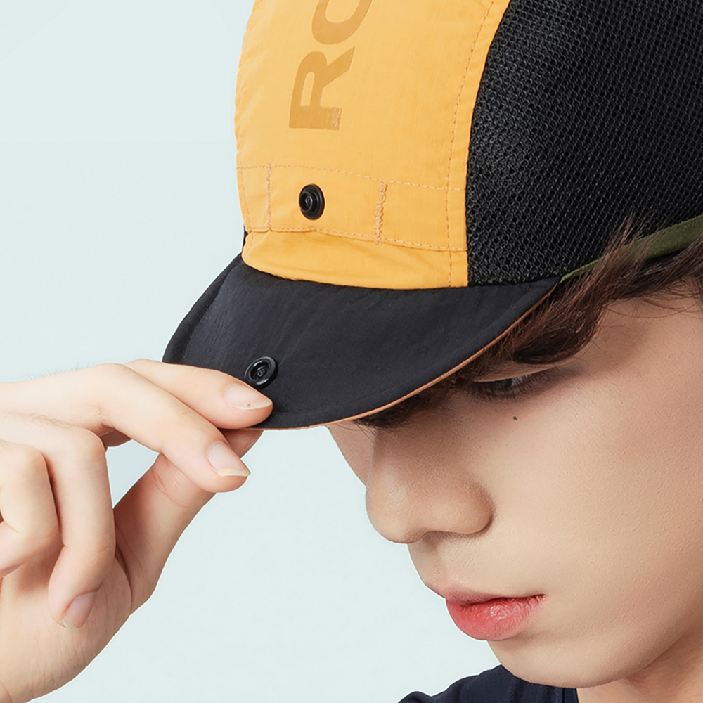 Rockbros Cycling Cap with Visor, Yellow