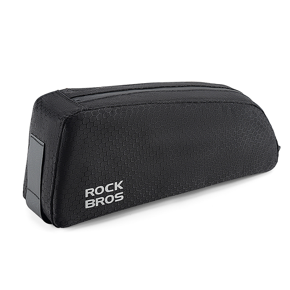 Rockbros dviračio rėmo krepšys 0.9l, juodas