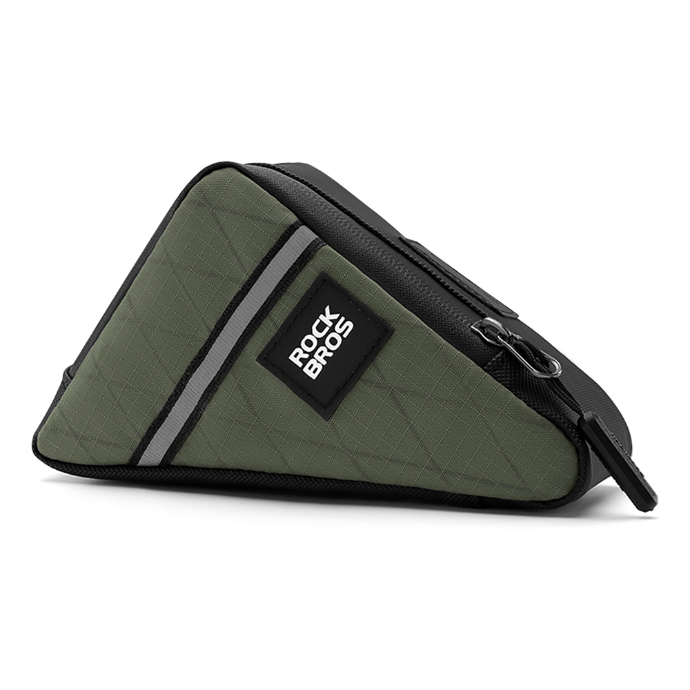 Rockbros Triangle Bike Frame Bag 0.3l, Green