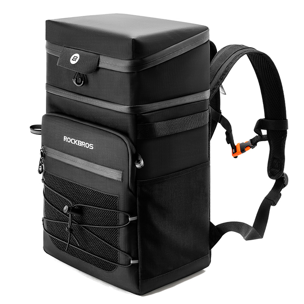 Vandeniui atspari kuprinė su šaldymo skyriumi Rockbros, 14l, juoda