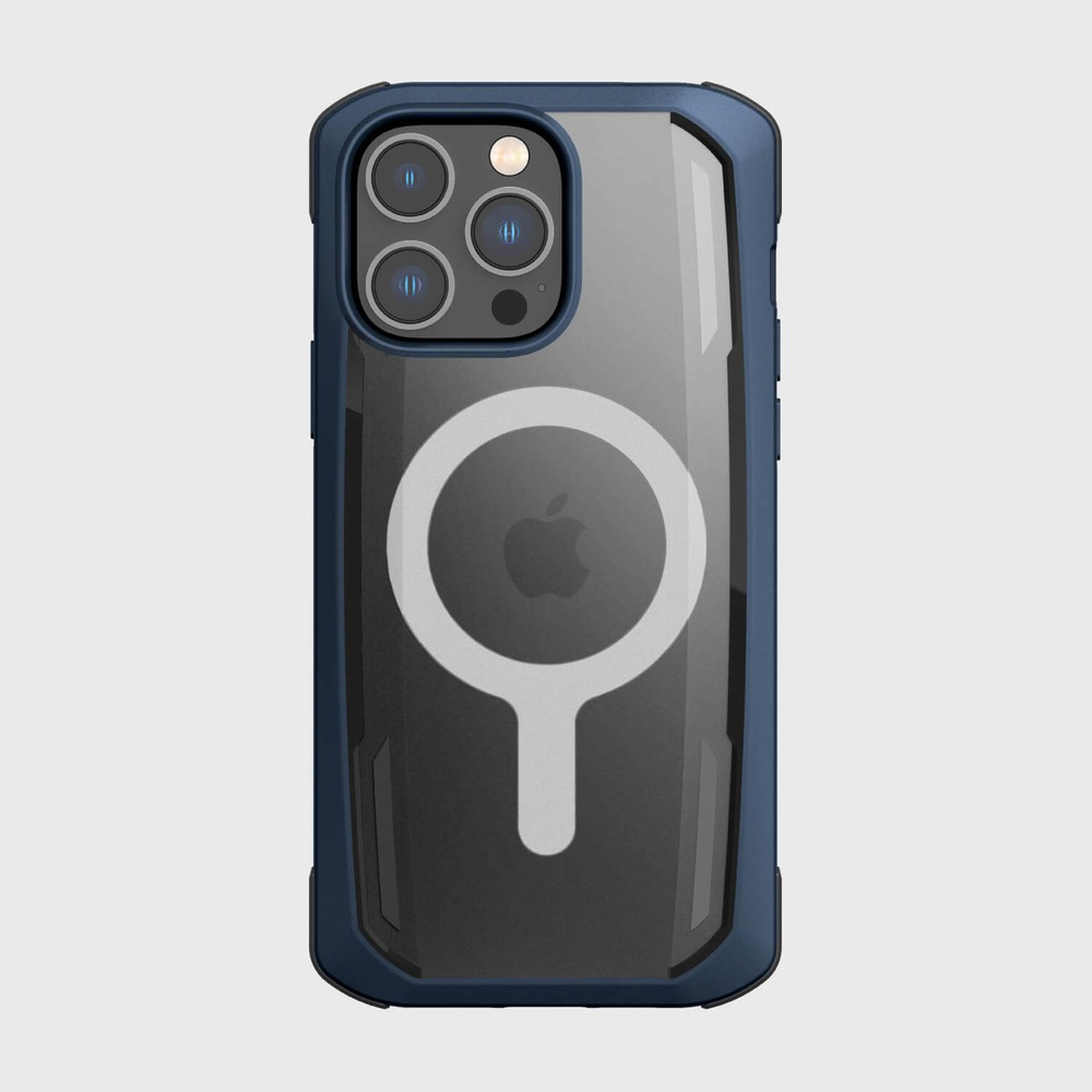 Apsauginis dėklas Raptic X-Doria Secure skirtas iPhone 14 Pro Max su MagSafe, Mėlynas