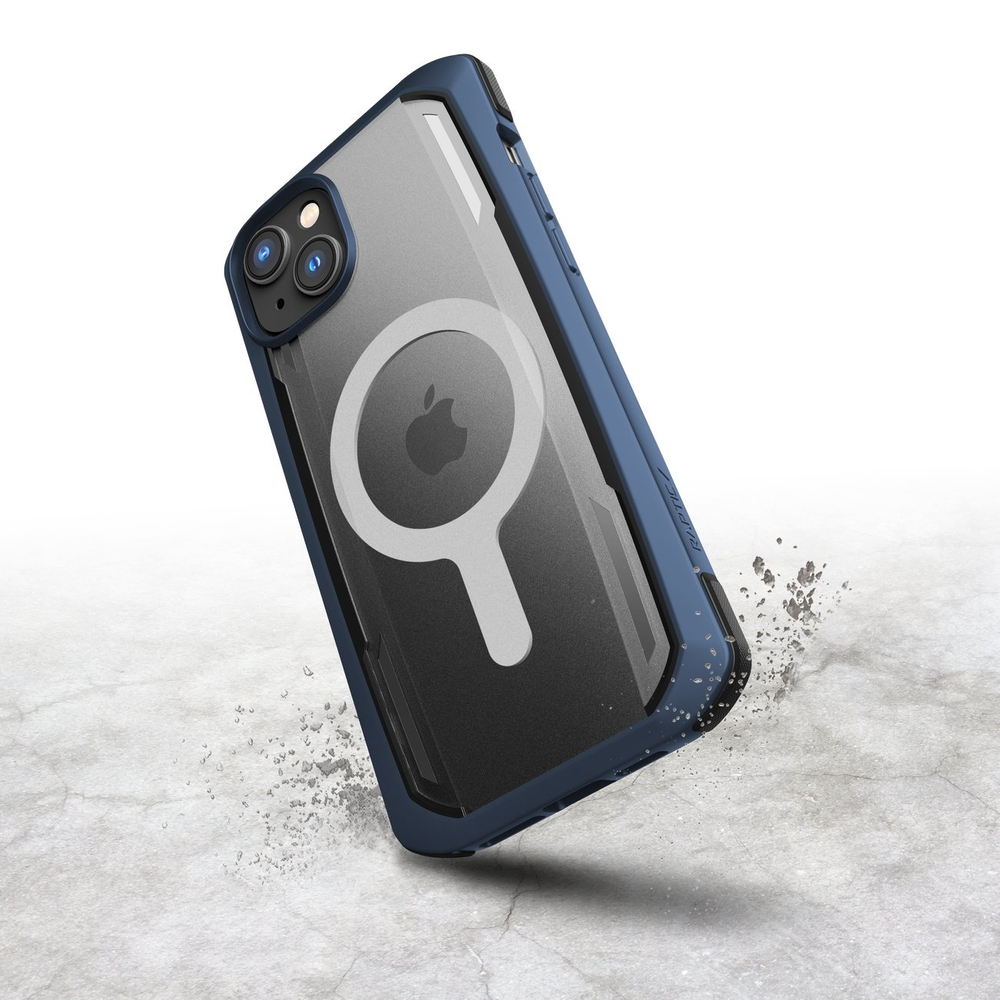 Apsauginis dėklas Raptic X-Doria Secure skirtas iPhone 14 Pro Max su MagSafe, Mėlynas