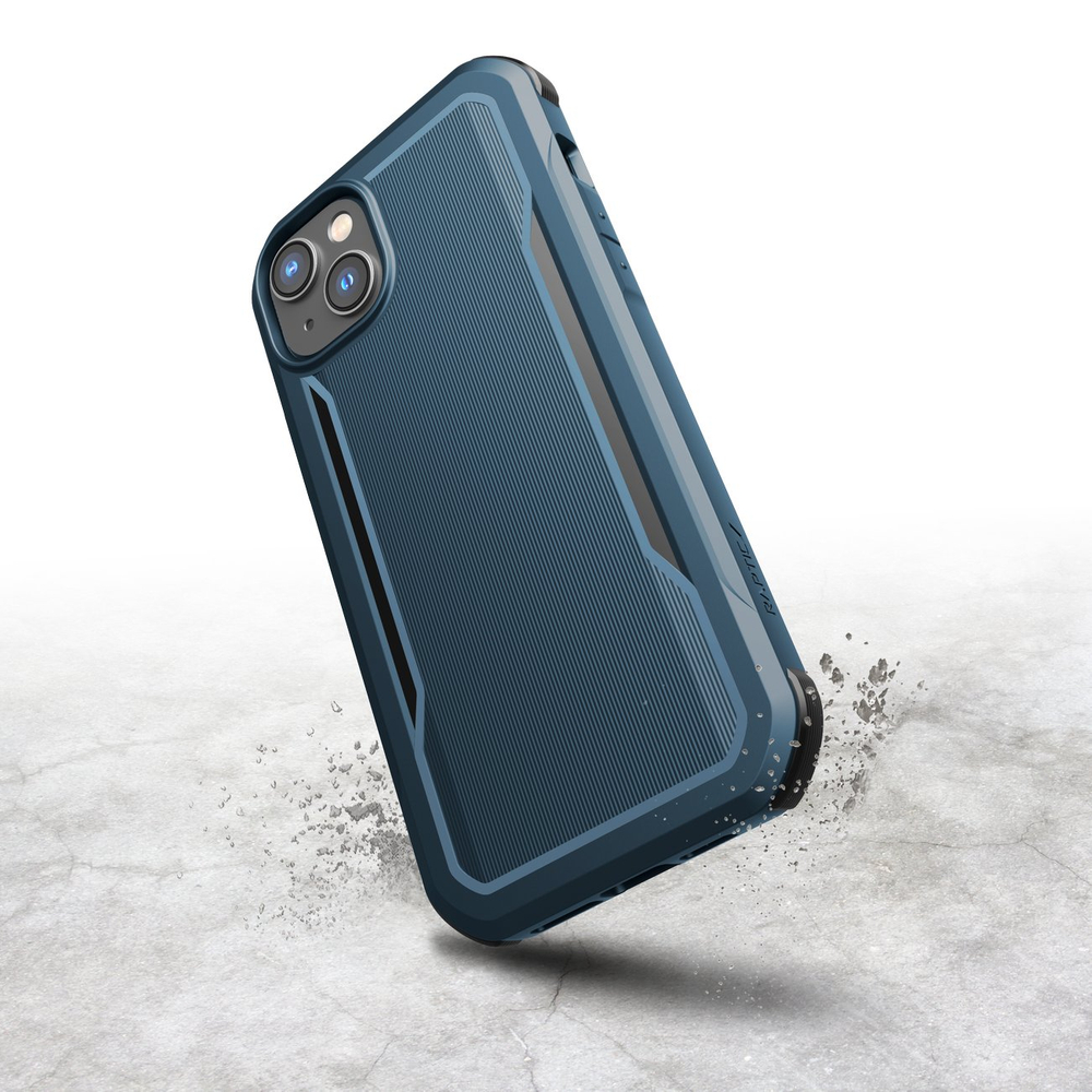 Raptic X-Doria Fort dėklas, skirtas iPhone 14 Pro Max su MagSafe, Blue