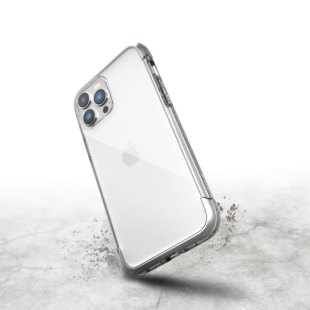 Raptic X-Doria Air Case for iPhone 14 Pro Max Armored Cover, Silver