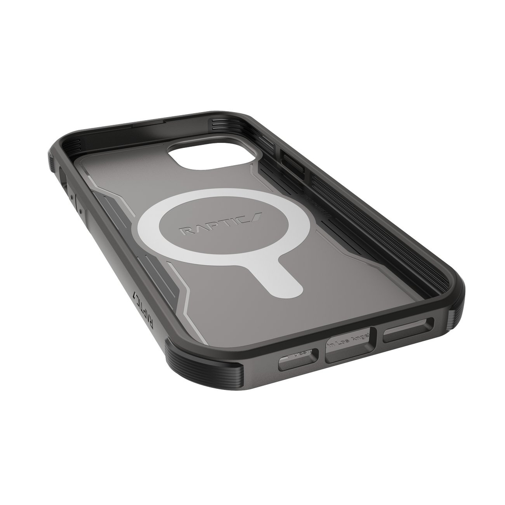 Raptic X-Doria Fort dėklas su MagSafe, skirtas iPhone 14 Pro Max, Juodas