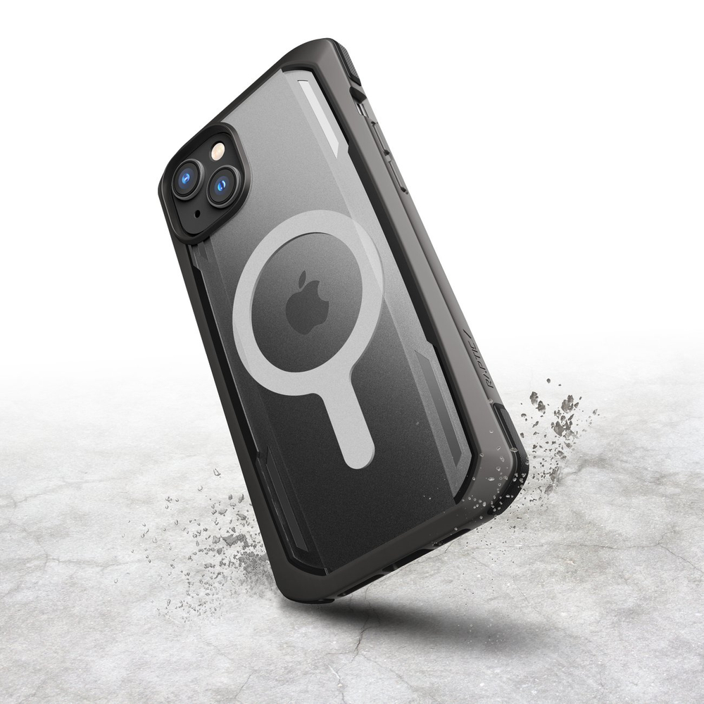 Raptic X-Doria Secure MagSafe dėklas, skirtas iPhone 14 Pro Max, juodas