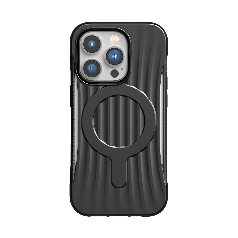 Raptic X-Doria Clutch Built dėklas iPhone 14 Pro Max su MagSafe, juodas