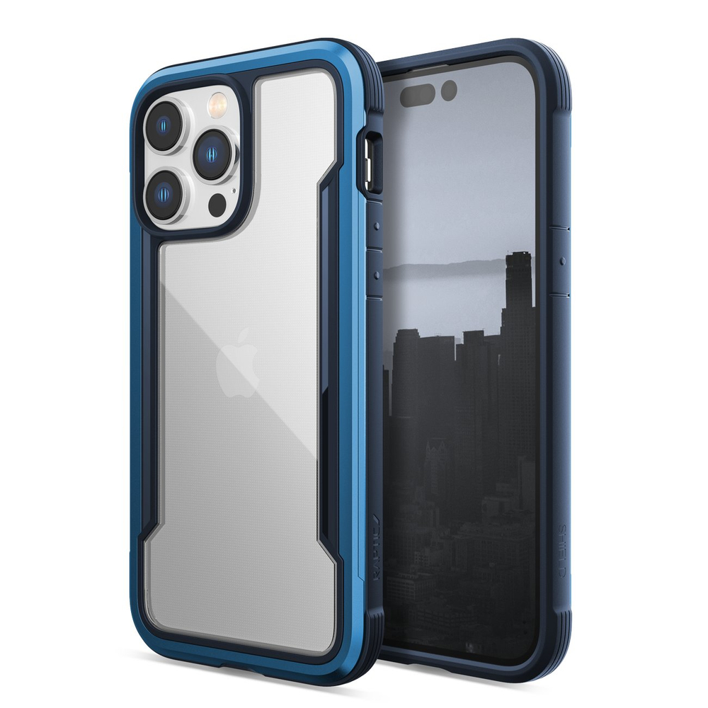 Raptic Shield Case for iPhone 14 Pro Max Armored Cover, Blue