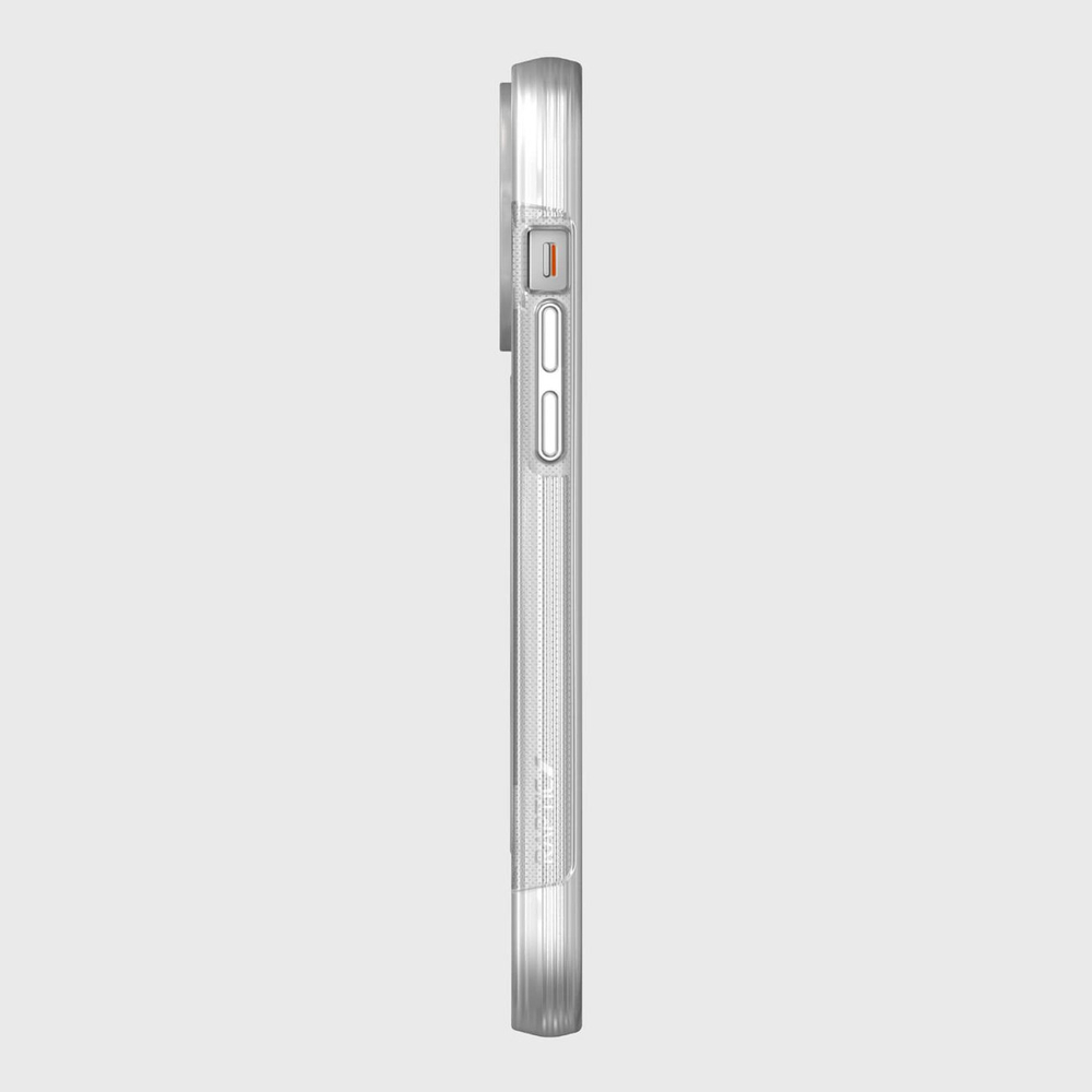 Raptic X-Doria Clutch Built dėklas iPhone 14 Pro Max su MagSafe, skaidrus