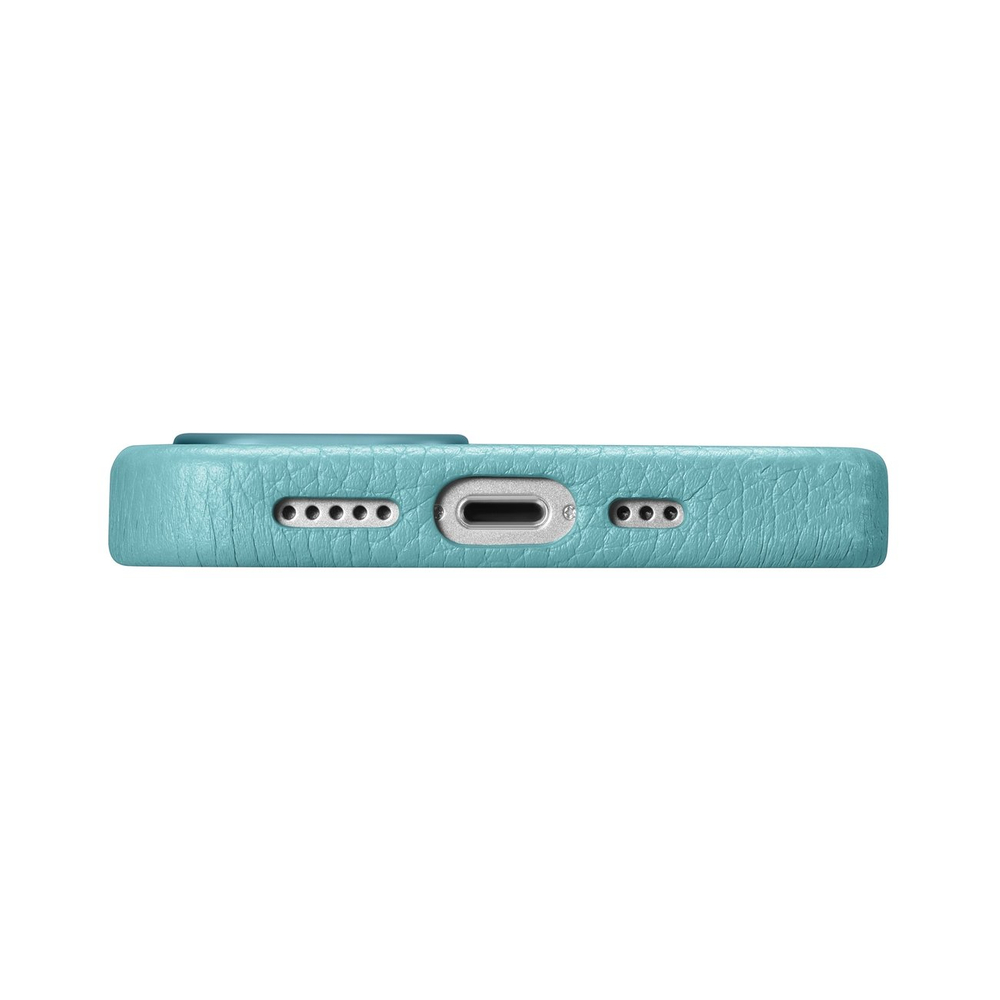 Icarer iPhone 14 Pro Max Leather Case Litchi Premium MagSafe, Green
