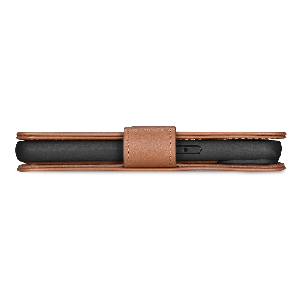 Icarer iPhone 14 Pro Max Leather Wallet Case 2in1 Anti-RFID, Brown