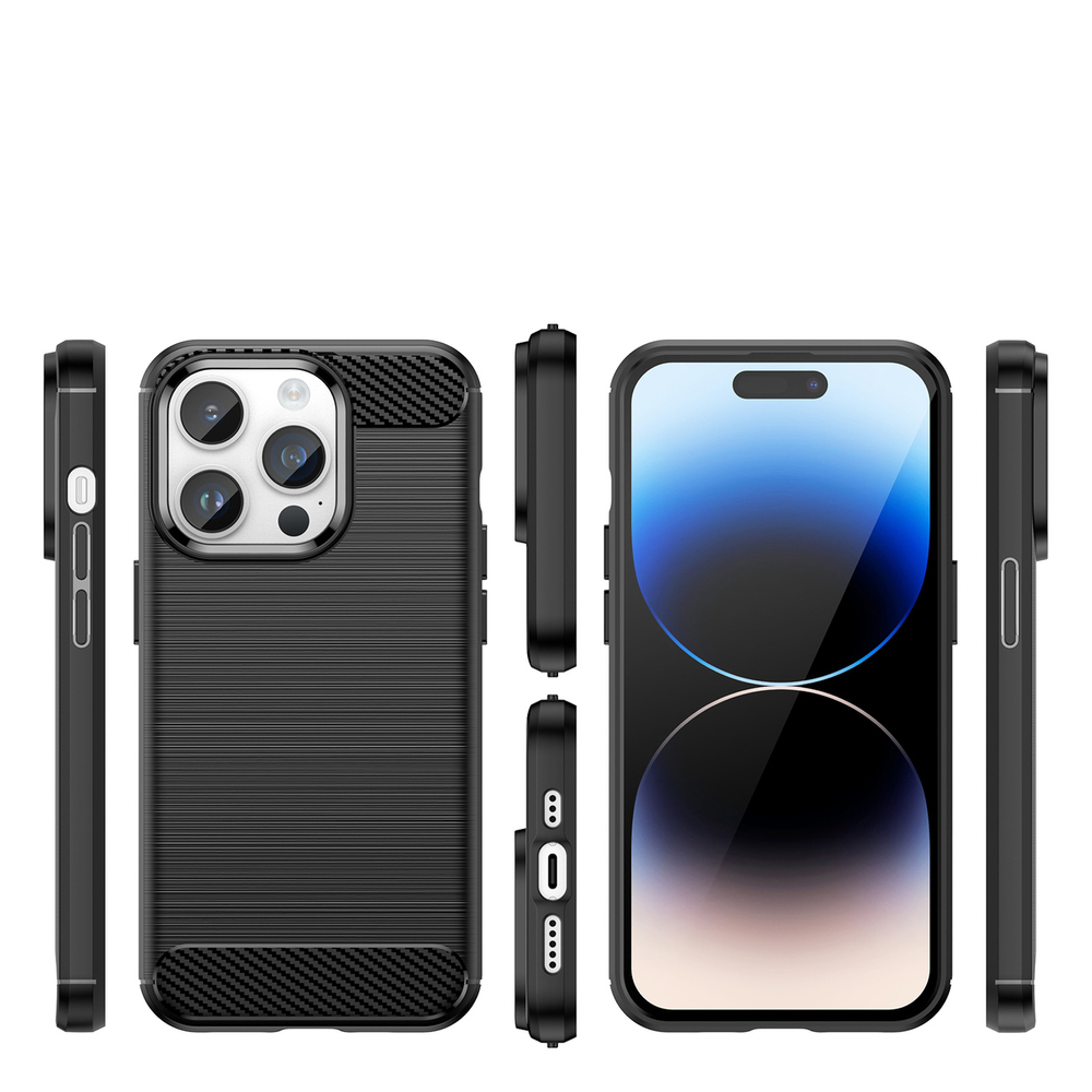 Carbon Case for iPhone 14 Pro Max, Black