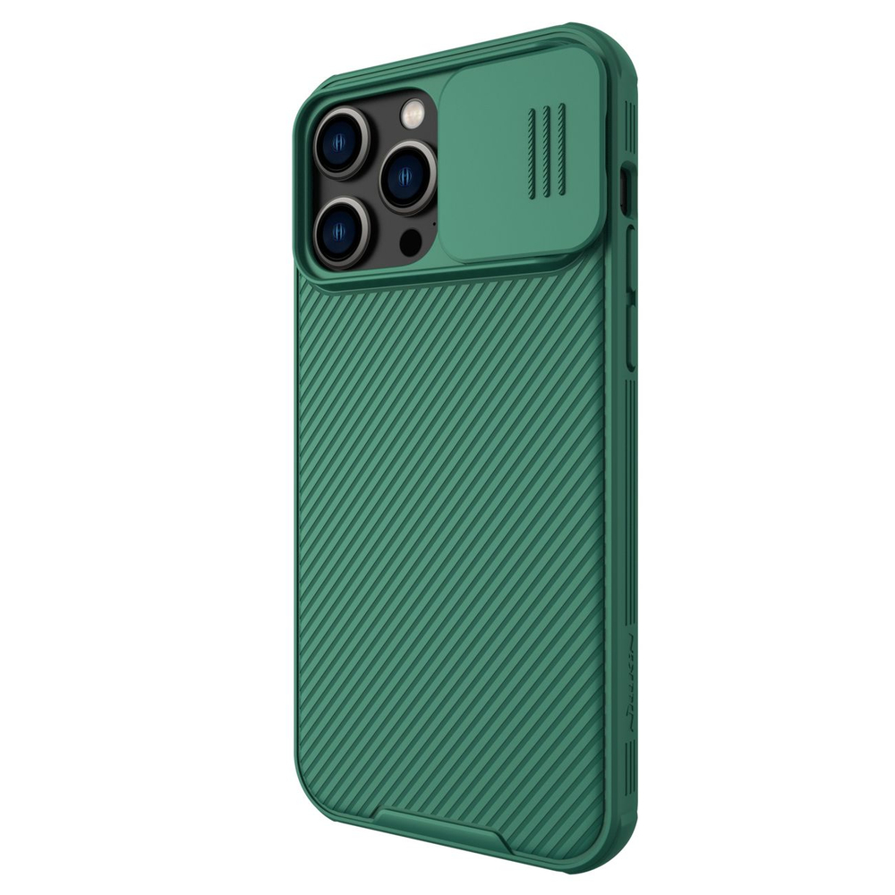 Nillkin CamShield Pro Case for iPhone 14 Pro Max with Camera Slider, Green