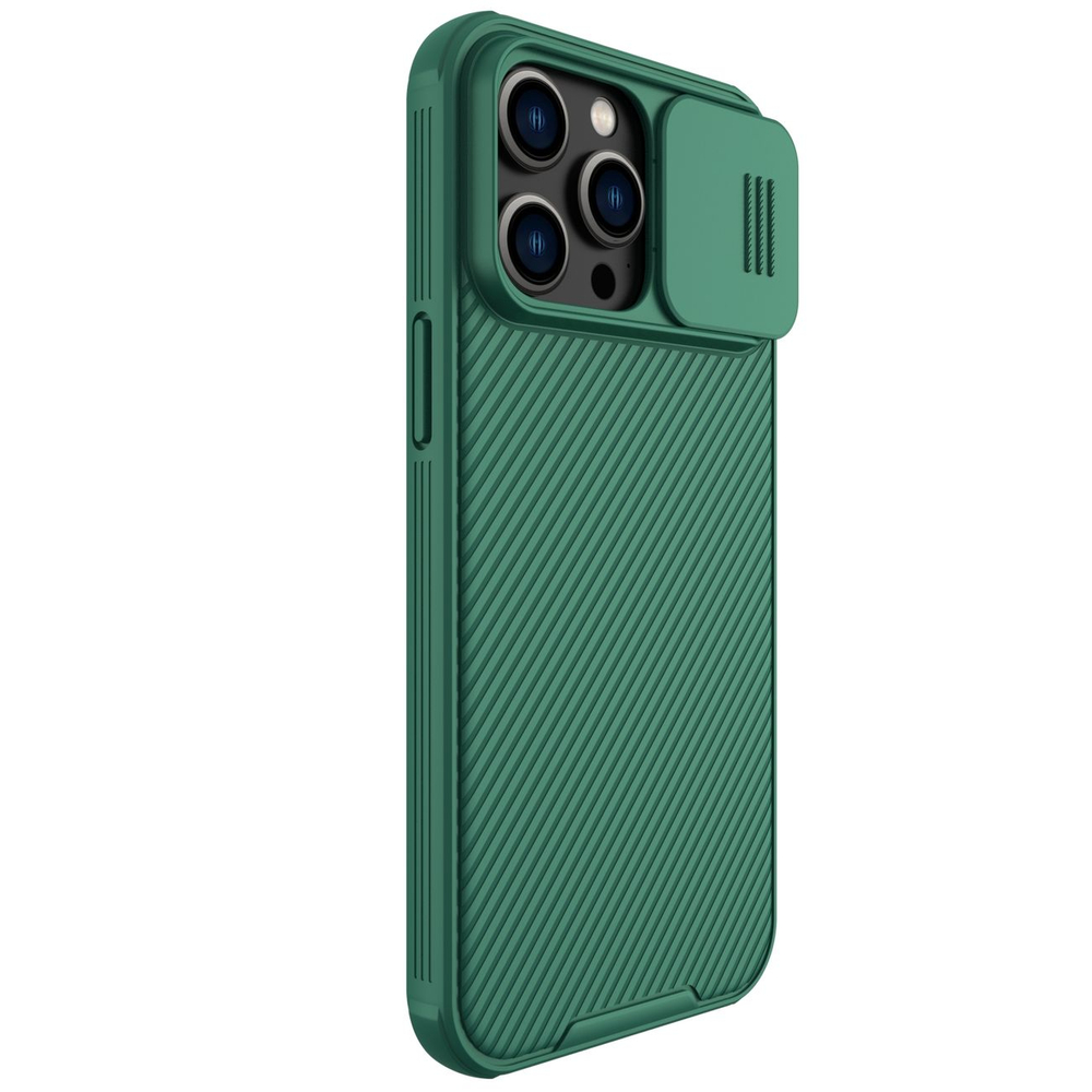 Nillkin CamShield Pro Case for iPhone 14 Pro Max with Camera Slider, Green