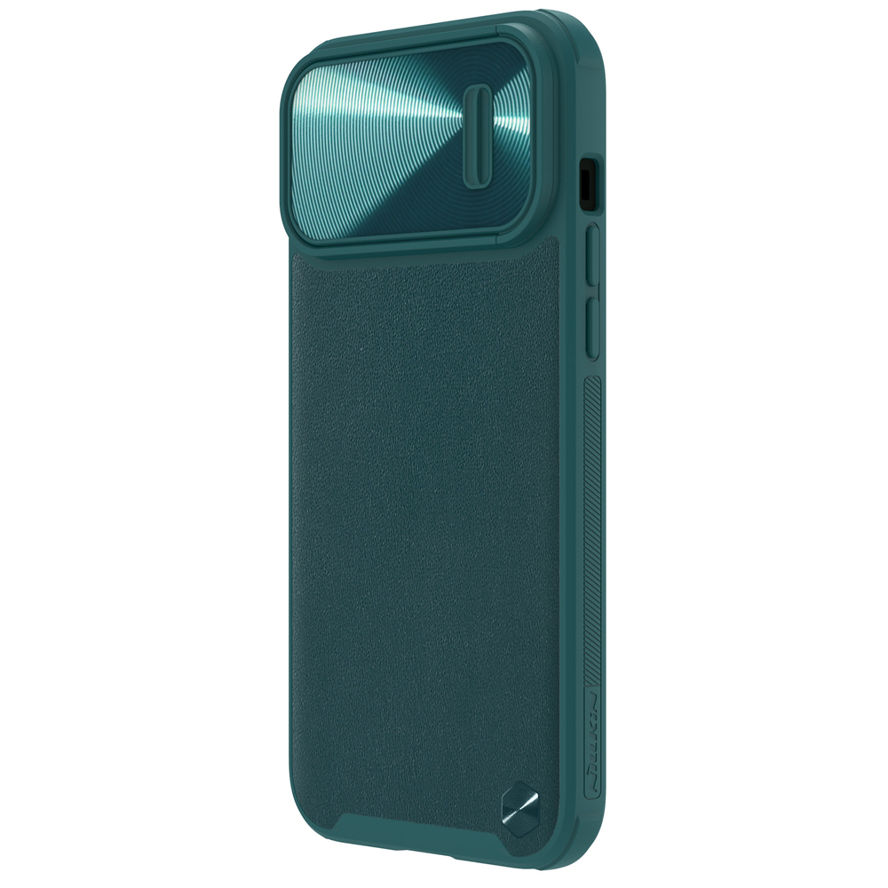 Nillkin iPhone 14 Pro Max Case CamShield Leather S Case, Green