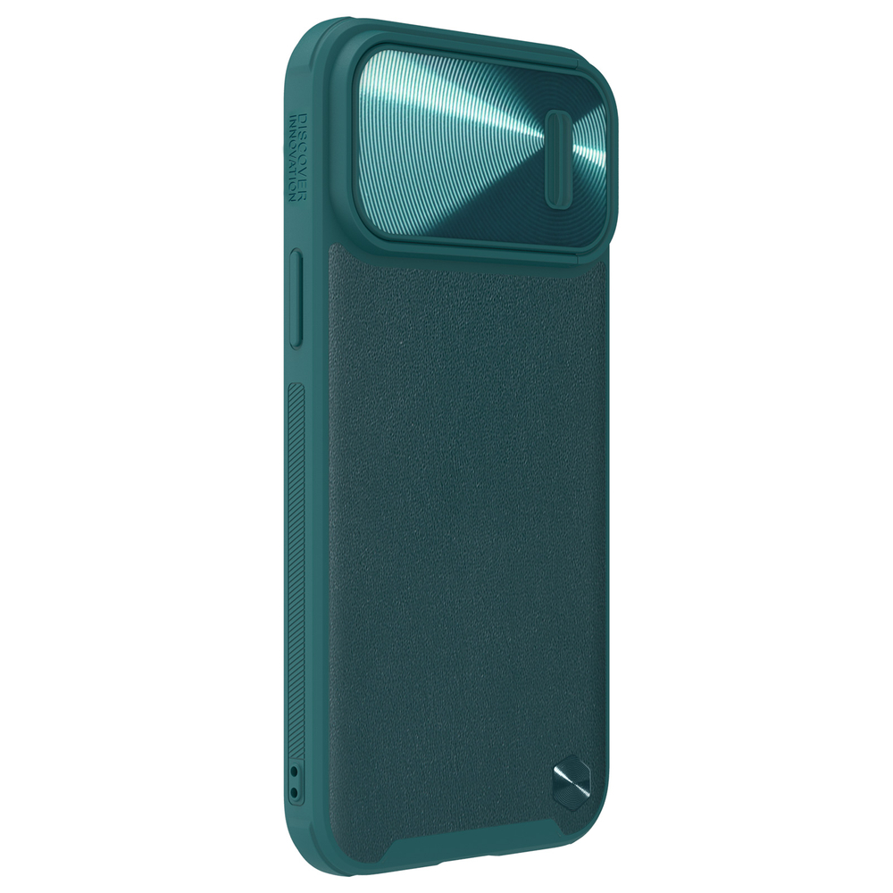 Nillkin iPhone 14 Pro Max Case CamShield Leather S Case, Green