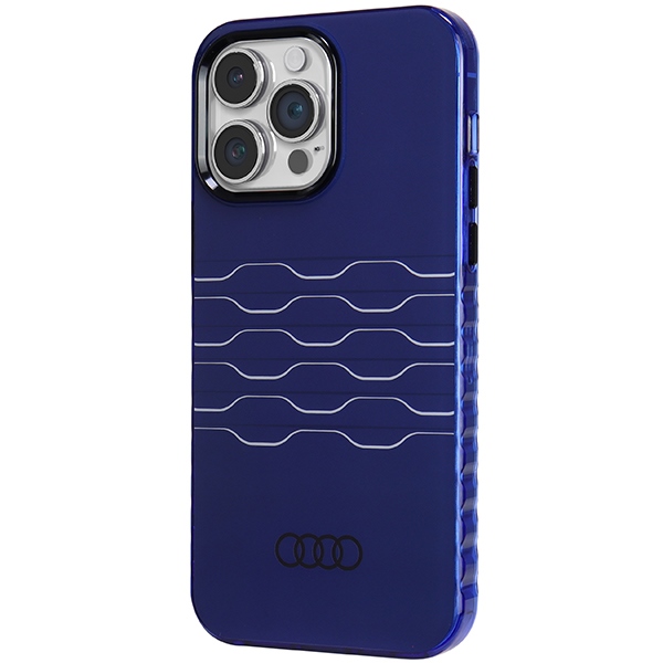 Audi dėklas iPhone 14 Pro Max telefonui IML MagSafe, mėlynas