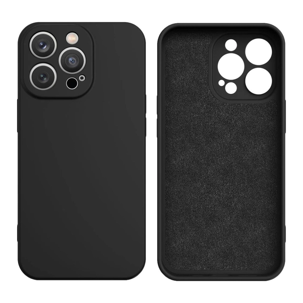 Wozinsky Silicone Case for Samsung Galaxy S25 Edge, Black